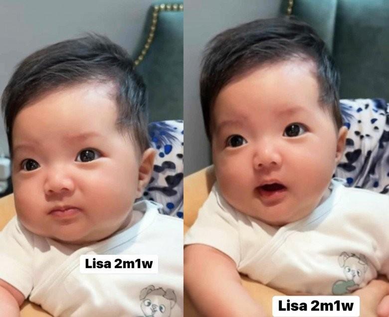 Mới 2 tháng tuổi, con gái út nhà Khánh Thi đã thay đổi rõ đường nét gương mặt-4