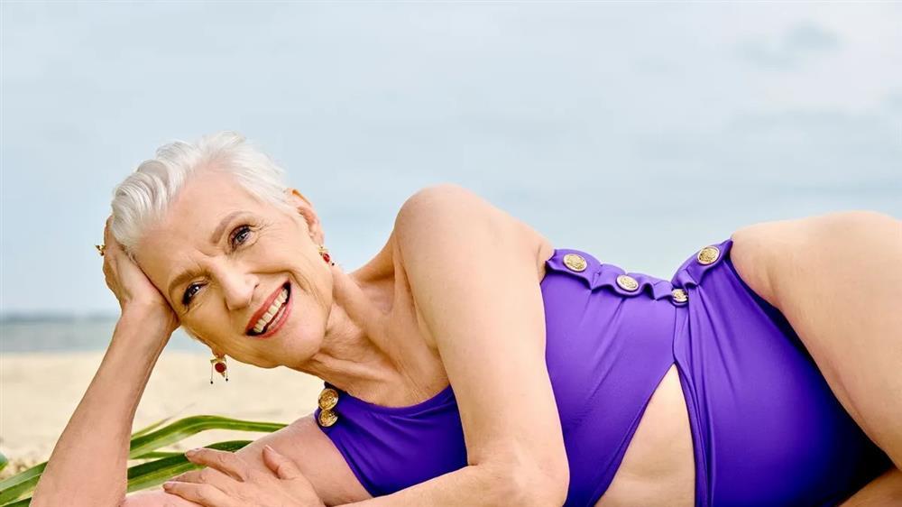 Giáo viên về hưu bất ngờ trở thành người mẫu thời trang ở tuổi 88-3