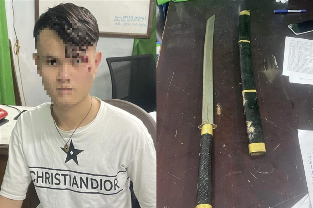 Nhóm thanh niên mang hung khí, liều lĩnh tông xe vào CSGT-1