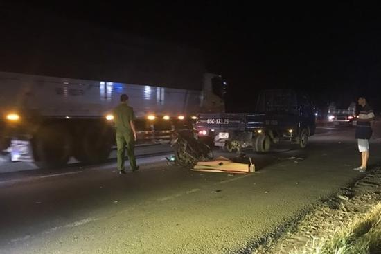 Tiền Giang xảy ra 2 vụ tai nạn giao thông trong đêm, làm 2 người tử vong