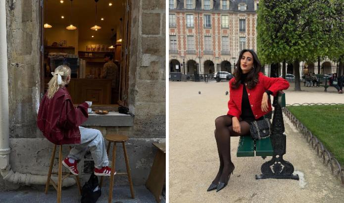 Con gái Pháp đang thi nhau diện đồ đỏ, mix rất hay và không hề sến-4