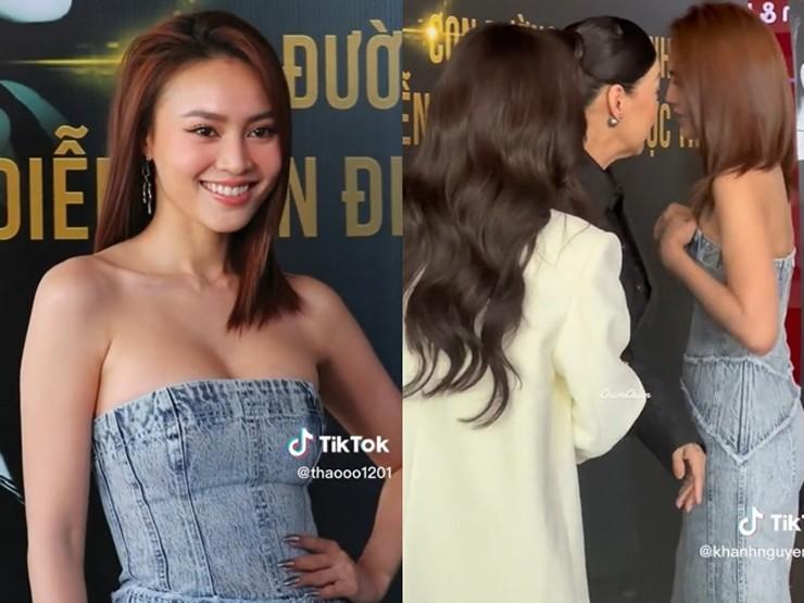 Diệp Lâm Anh hot nhất dàn chị đẹp, mặc áo cúp gợi cảm, hững hờ trên sóng truyền hình-6