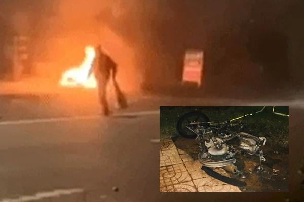 Khởi tố thanh niên tự đốt xe máy liên quan vi phạm nồng độ cồn-2