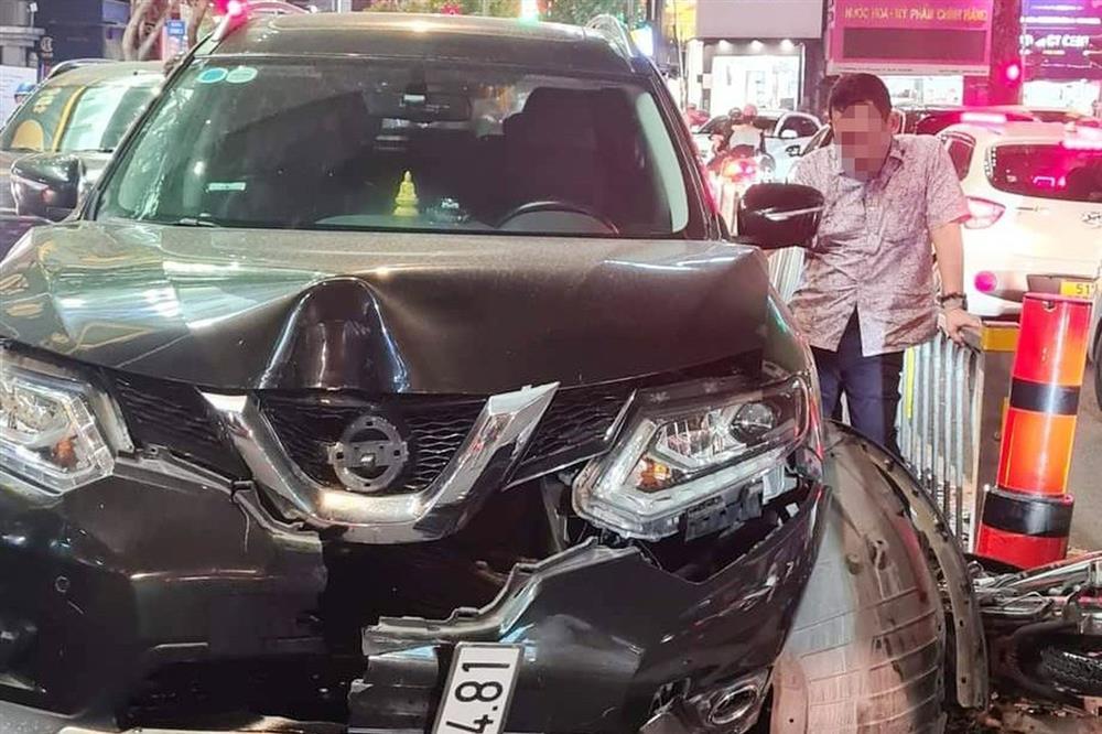 Tài xế có biểu hiện say xỉn gây tai nạn liên hoàn ở TPHCM-1