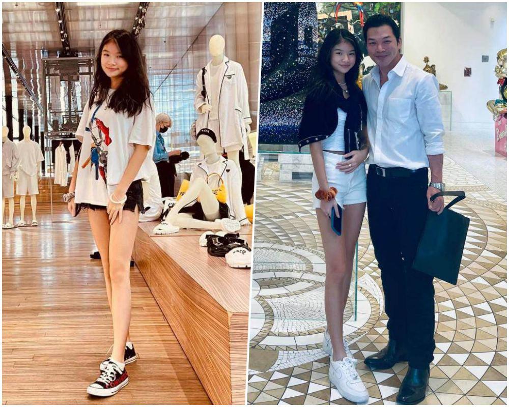 Bảo Tiên 15 tuổi nhan sắc chuẩn hoa hậu tương lai, Trương Ngọc Ánh tiết lộ bí quyết nuôi con chân dài như sếu-4