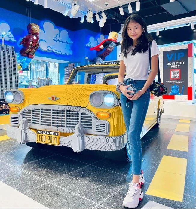 Bảo Tiên 15 tuổi nhan sắc chuẩn hoa hậu tương lai, Trương Ngọc Ánh tiết lộ bí quyết nuôi con chân dài như sếu-5