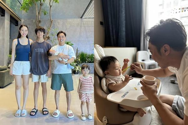 Cường Đô La thích thú flex khoảnh khắc đáng yêu của 2 nhóc tì, cộng đồng mạng bình luận ‘sao y bản chính’-8