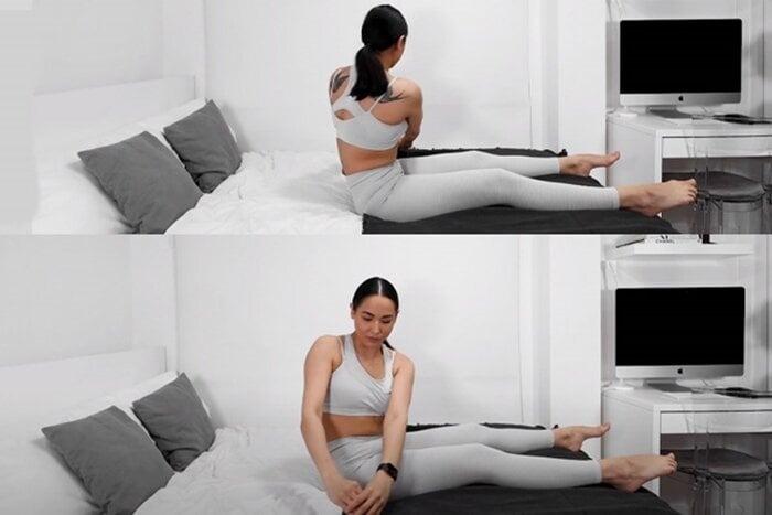 Nằm trên giường cũng có thể giảm mỡ bụng chỉ với 5 bài tập đơn giản-3