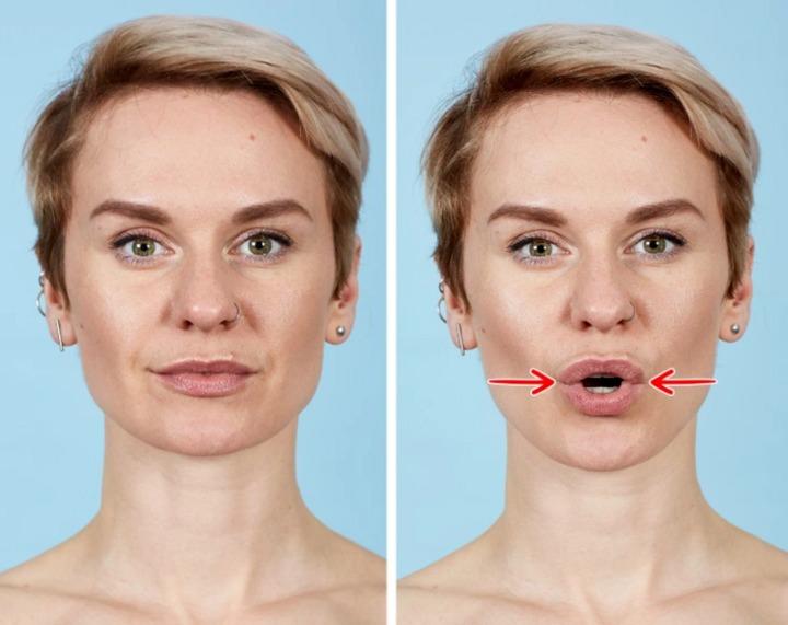 7 bài tập hiệu quả giúp loại bỏ nếp nhăn, trẻ hóa khuôn mặt, ngăn ngừa lão hóa-4