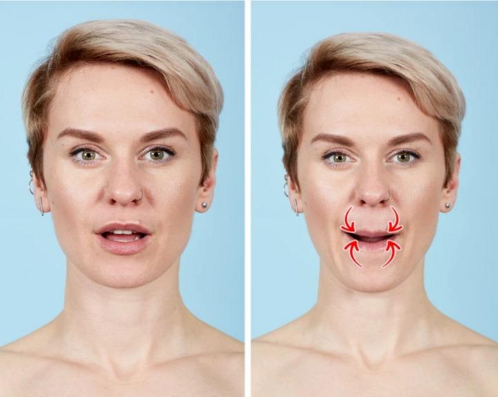 7 bài tập hiệu quả giúp loại bỏ nếp nhăn, trẻ hóa khuôn mặt, ngăn ngừa lão hóa-7