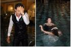 Dàn sao Việt ướt sũng sau tiệc cưới Phương Lan