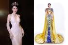 Fan tranh luận về váy dạ hội của Á hậu Ngọc Hằng ở Hoa hậu Liên lục địa