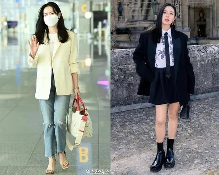 Phong cách thời trang đỉnh của Song Hye Kyo, Son Ye Jin dù đã ngoài tứ tuần-3