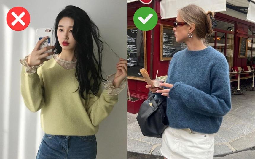 4 lỗi diện áo len kém sang vào mùa lạnh-4