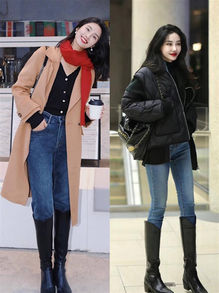 Boots cao và quần jeans: Cặp đôi khéo chân vi diệu, cứ diện là chảnh miễn bàn-1