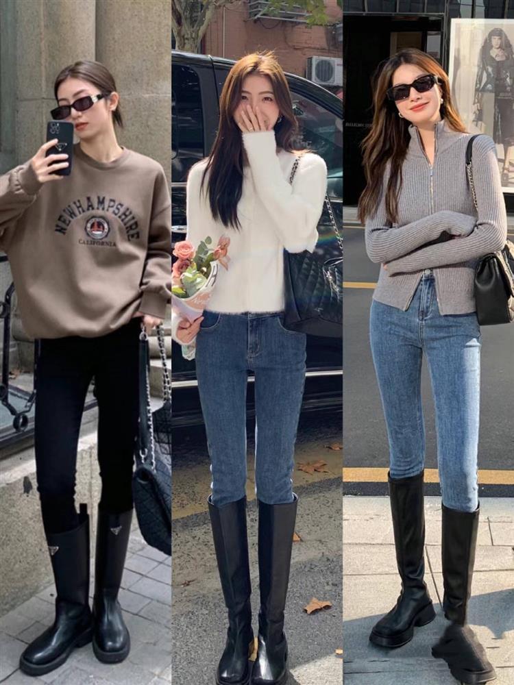Boots cao và quần jeans: Cặp đôi khéo chân vi diệu, cứ diện là chảnh miễn bàn-5