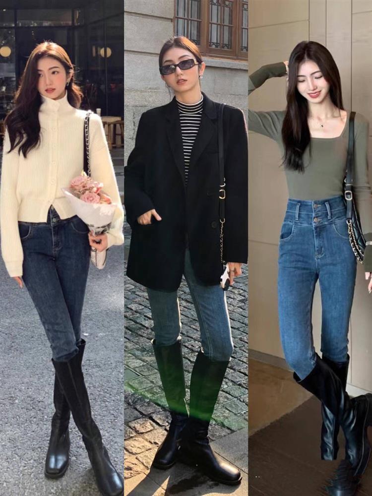 Boots cao và quần jeans: Cặp đôi khéo chân vi diệu, cứ diện là chảnh miễn bàn-6
