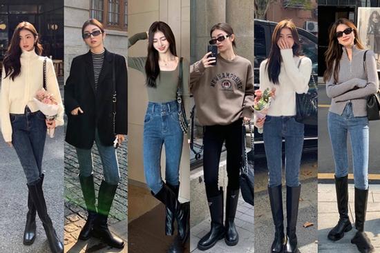 Boots cao và quần jeans: Cặp đôi khéo chân vi diệu, cứ diện là chảnh miễn bàn