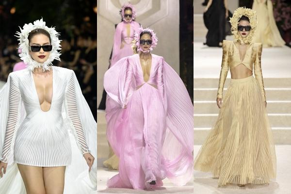 H’hen Niê mặc áo kiểu độc lạ, Min xăm kín người-11