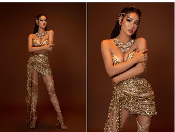 Nhật Kim Anh diện váy cúp tôn vòng 1, gợi cảm nhất từ trước đến nay?-2