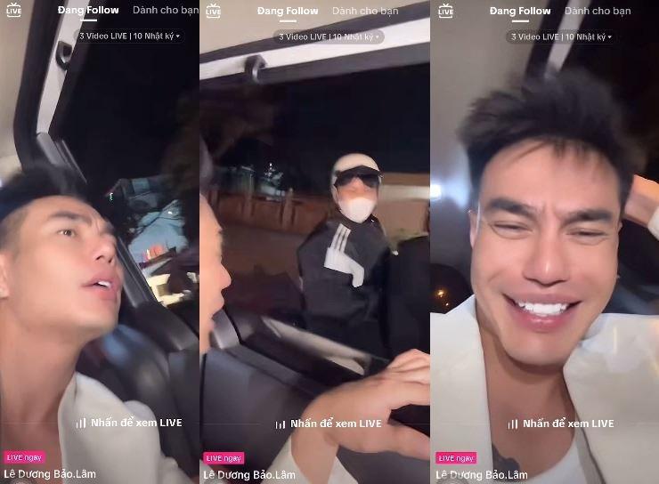 Lê Dương Bảo Lâm có hành động gây tranh cãi khi đang chạy xe trên đường phố-1