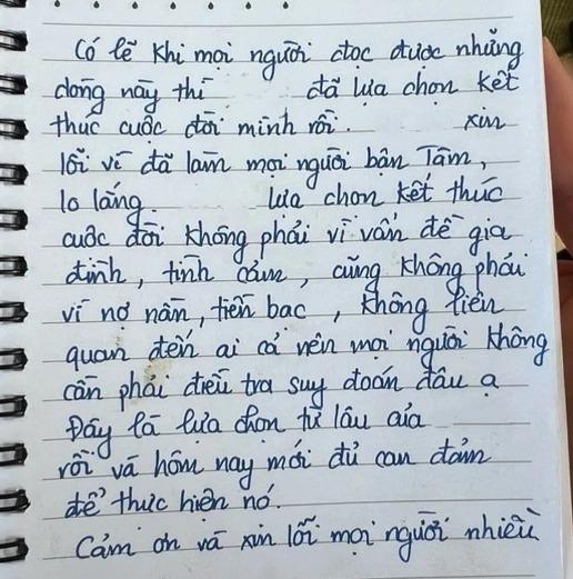 Tìm thấy thi thể nam thanh niên để lại di thư con là đứa bất hiếu-2