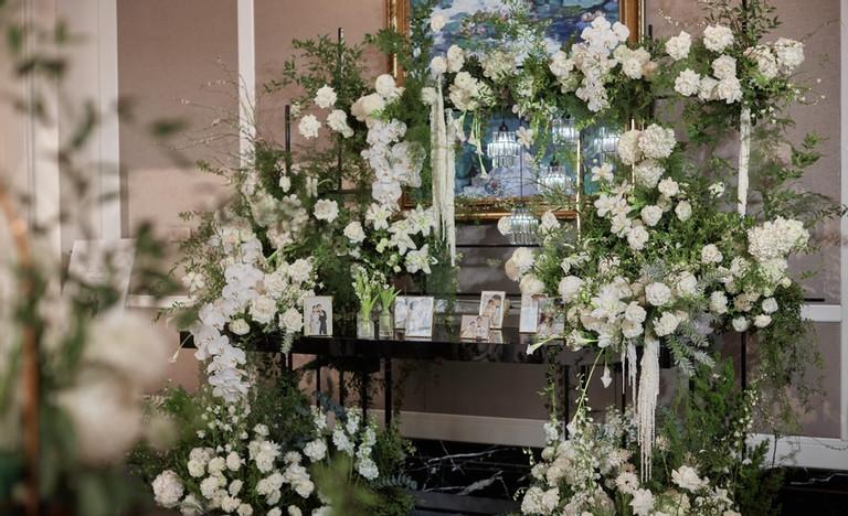 Không gian tiệc cưới như vườn địa đàng của Doãn Hải My và Đoàn Văn Hậu-5