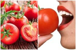 Cách làm trắng răng bằng cà chua