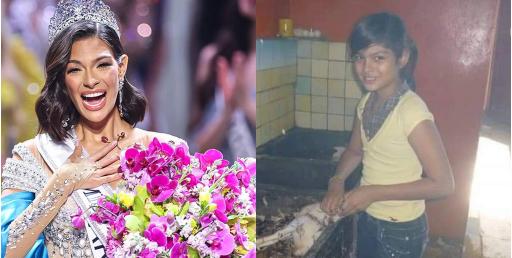 Tân Hoa hậu Hoàn vũ nghẹn ngào kể về quá khứ nghèo, nhổ lông gà kiếm sống-1