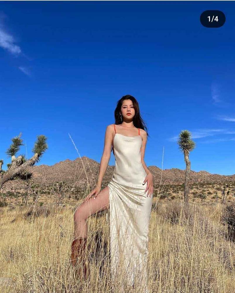 Chẳng sợ nắng, Chi Pu mặc quần ngắn đi sa mạc lộ chân trắng thon phát mê-5