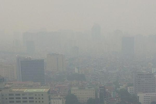 Bầu trời Hà Nội mù mịt, chất lượng không khí ở mức báo động-16