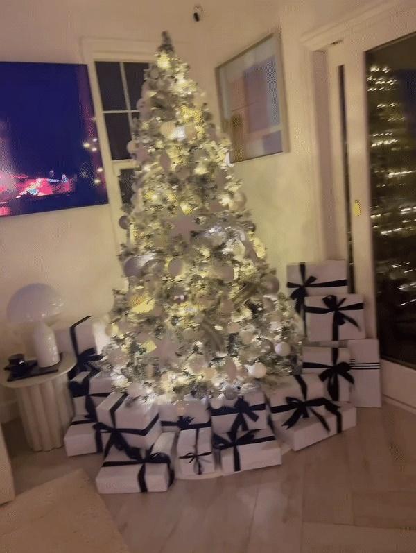 Bảo Thy chiếm spotlight với hang đá, Phạm Hương lại ghi dấu ấn với 6 cây thông lớn khi trang trí nhà đón Noel-9