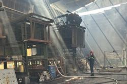 Công ty sản xuất mút xốp 4.000m2 bốc cháy dữ dội