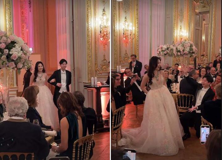 Chân Tử Đan và con gái cao 1m80 gây chú ý tại dạ tiệc xa hoa nhất hành tinh-2