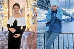 Thu Quỳnh và Phương Oanh áp dụng công thức thời trang khéo khoe sắc vóc 2 'mẹ bầu'