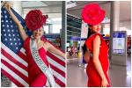 Người đẹp Mỹ mặc trang phục lạ mắt sang Việt Nam thi Hoa hậu Trái Đất