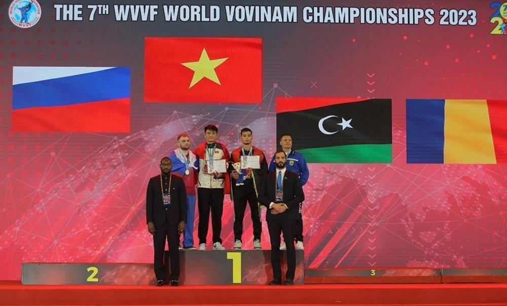 Võ sĩ Nam Định xuất sắc giành HCV Vovinam thế giới-2