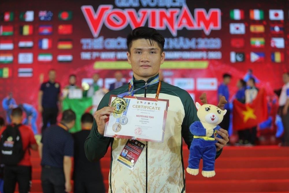 Võ sĩ Nam Định xuất sắc giành HCV Vovinam thế giới-3