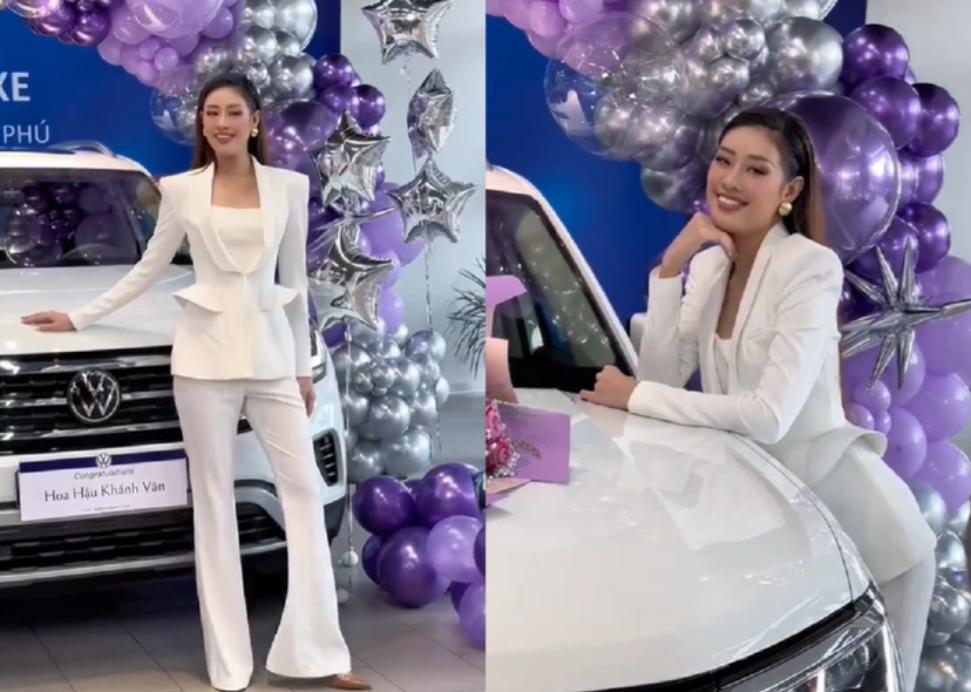 Hoa hậu Khánh Vân chi tiền tỷ tậu xe sang ở tuổi 28-1