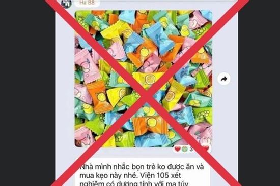 Công an Hà Nội lên tiếng về tin đồn 'xét nghiệm có ma túy trong kẹo lạ'