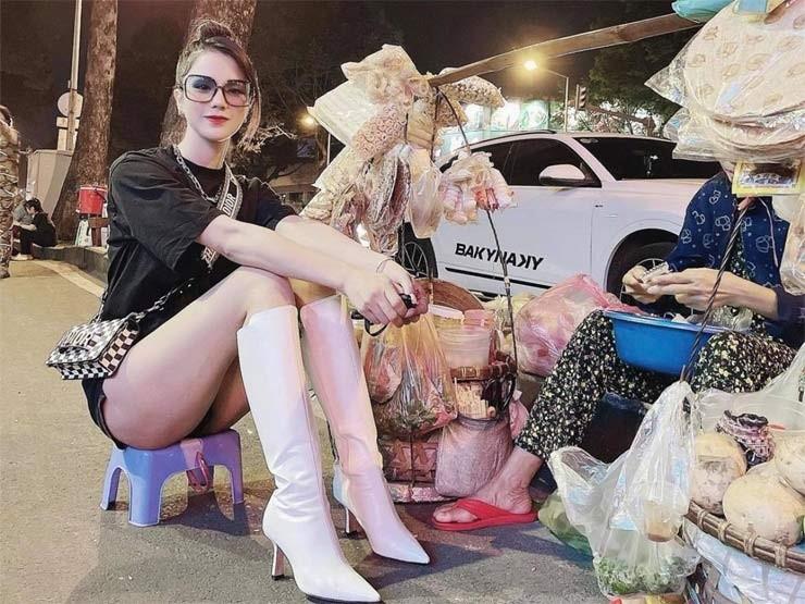 Đi ăn vỉa hè, Trâm Anh, Yến Xôi mặc đồ đơn giản vẫn hơn đứt nhiều mỹ nhân-12