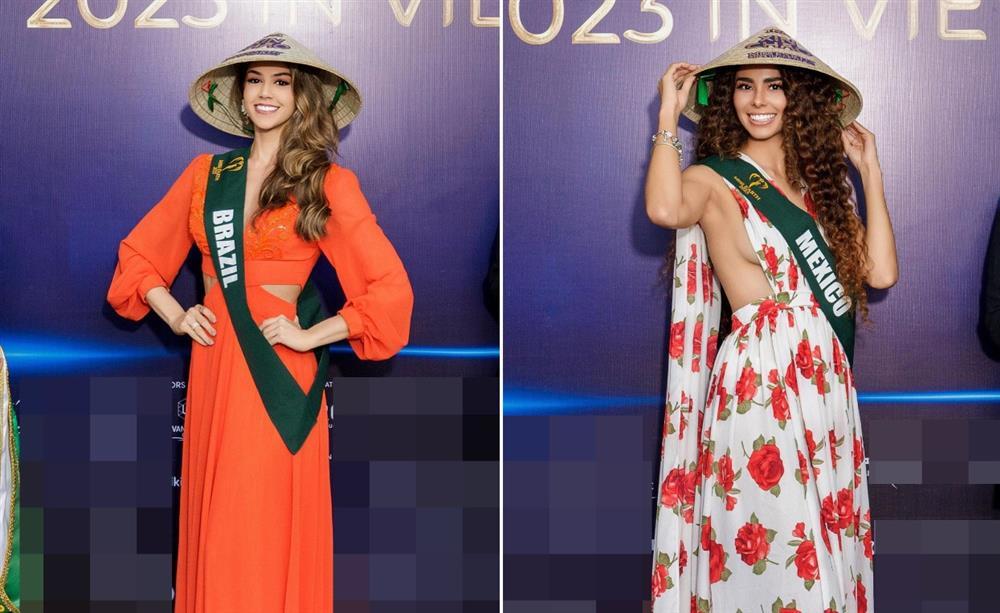 Thí sinh Hoa hậu Trái Đất đội nón lá-6