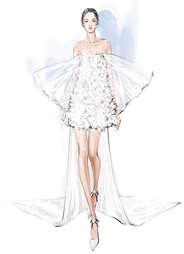 Khánh Linh Cô Em Trendy mặc váy ngắn trong lễ cưới kín đáo tại Hà Nội-2