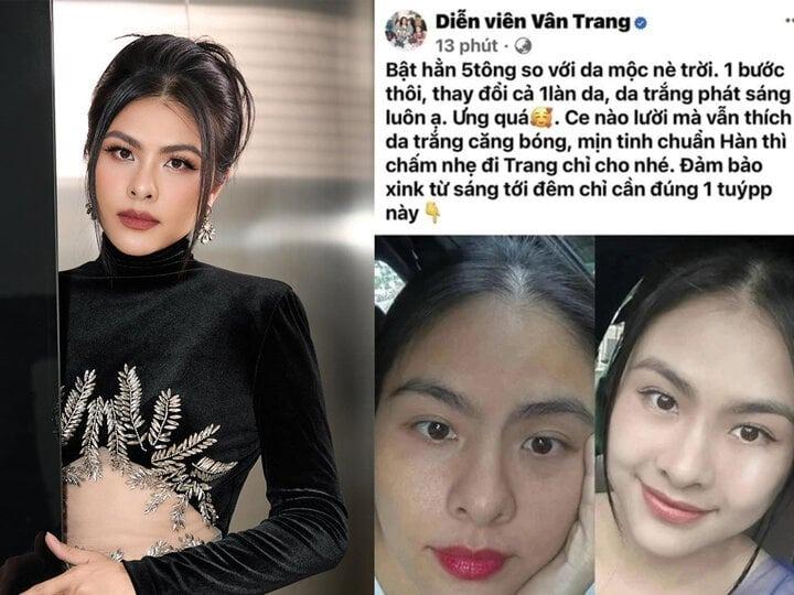 Đăng quảng cáo gây hiểu nhầm, diễn viên Vân Trang xin lỗi-1