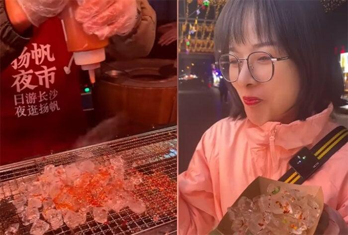 Món đá lạnh nướng trở thành món ăn đường phố hot nhất Trung Quốc-2