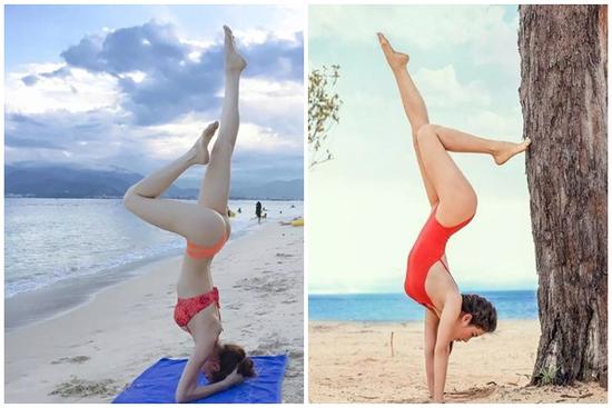 Sao Việt gợi cảm với yoga: Hồ Ngọc Hà mặc bikini, Sĩ Thanh tạo dáng khó