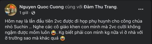 Vợ chồng Cường Đô La dở khóc dở cười trong lần đầu tiên đi họp phụ huynh cho ái nữ-2