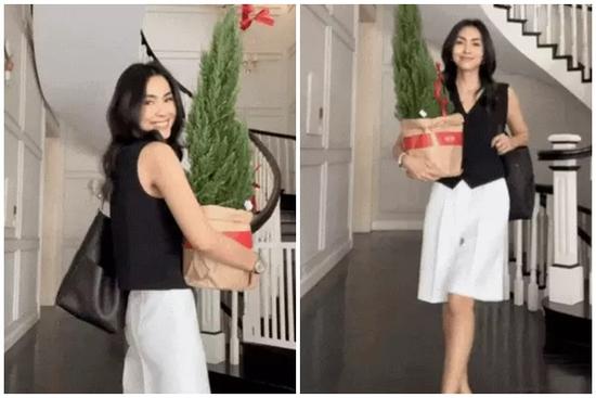 Sắc vóc đời thường của Tăng Thanh Hà gây chú ý trong clip lên đồ đi làm