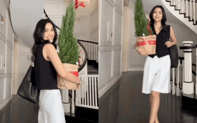 Sắc vóc đời thường của Tăng Thanh Hà gây chú ý trong clip lên đồ đi làm-1