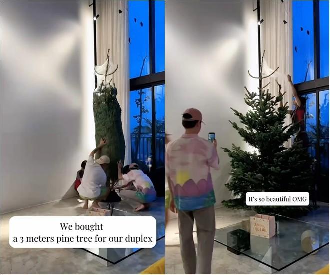 Cây thông Noel kỳ lạ trong nhà fashionista Khánh Linh khiến cộng đồng ngã ngửa vì tốc độ bắt trend đỉnh cao-2